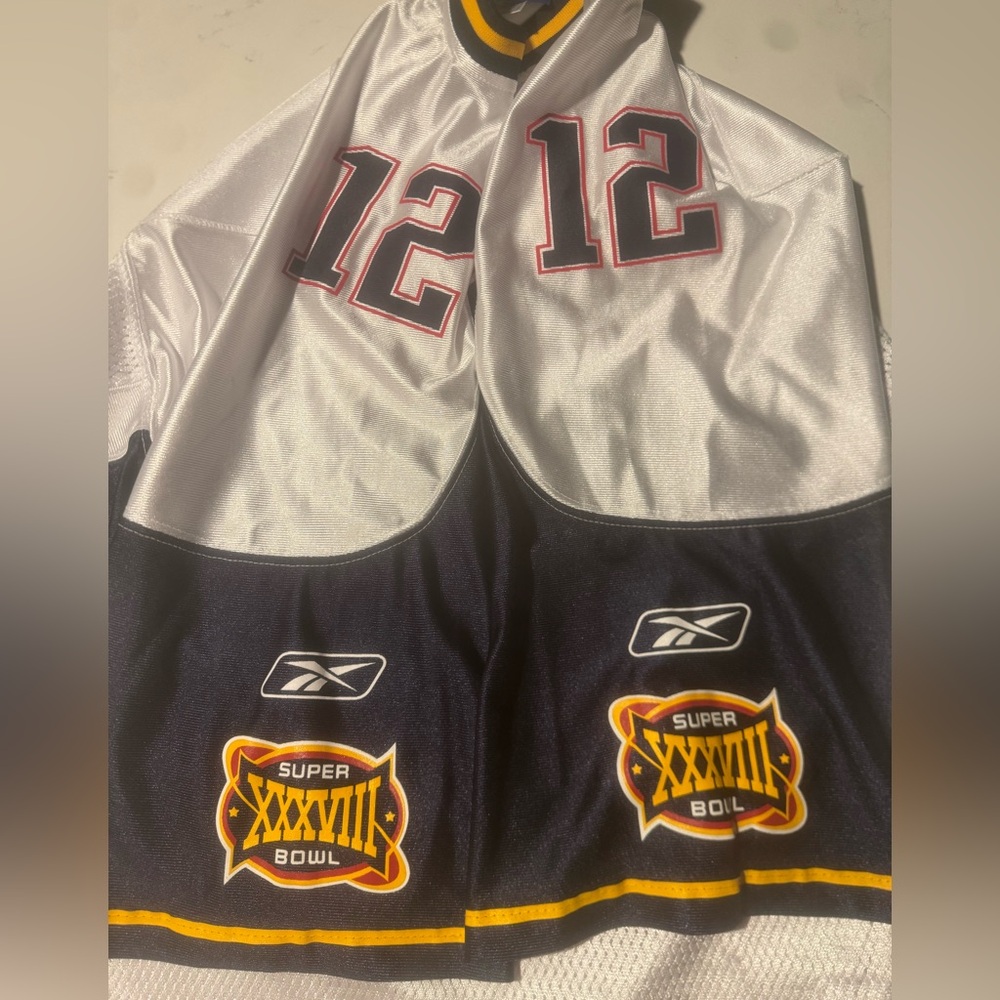 Tom Brady New England Patriots Super Bowl 38 Jersey - Picture 4 of 6